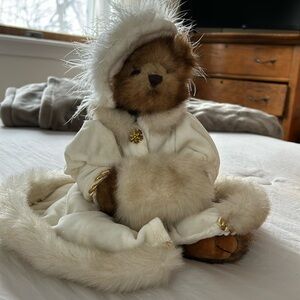 Bearington winter plush bear